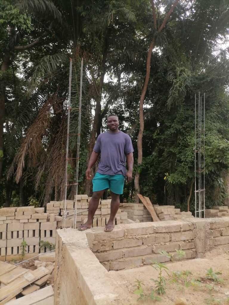 Kwadwo Emmanuel, building contractor in Ghana